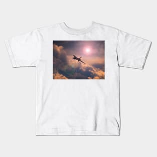 Vulcan XH558 returning home Kids T-Shirt